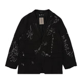 Balenciaga Jackets New Graffiti Jacket Suit os Couple Style Jacket for Men and Women