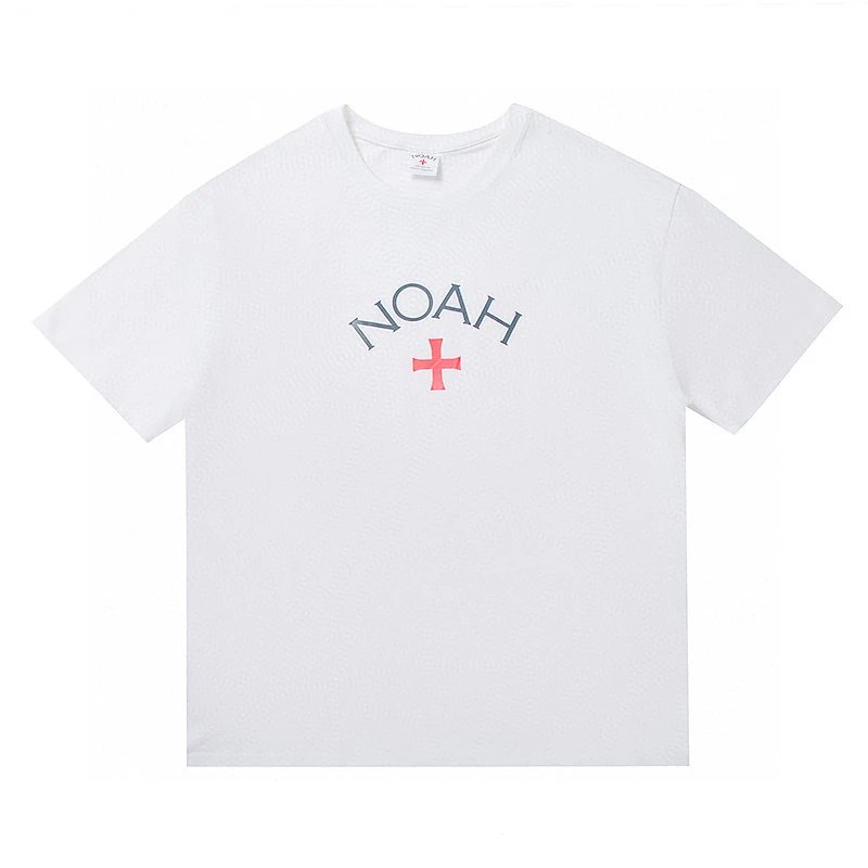 NOAH T-shirt Top Version First Generation Classic Cross Men and Women round Neck Casual Short Sleeve T T-shirt