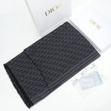 Dior Scarf Full Printed Knitted Jacquard Square Scarf for Men and Women