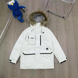 New Balance Down jacket Winter New Work Clothes Mid-Length Parka Fur Collar down Jacket-CY