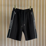 Givenchy Shorts Top Version Counter Same Style Summer Straight Shorts Casual Cotton Five-Point Sports Pants for Men