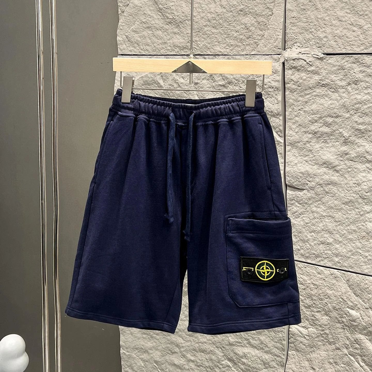 Stone Island Shorts Top Version Tooling Counter Same Style Summer Straight Shorts Casual Pure Cotton Five-Point Sports Pants for Men