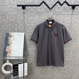 Burberry T-shirt Patchwork Collar Letter 3D Embossed Print logoPOLO Shirt Lapel Short Sleeve25ss New Unisex Summer Short Sleeve OS Loose T Business Half Sleeve Shirt Plus Size T-Shirt