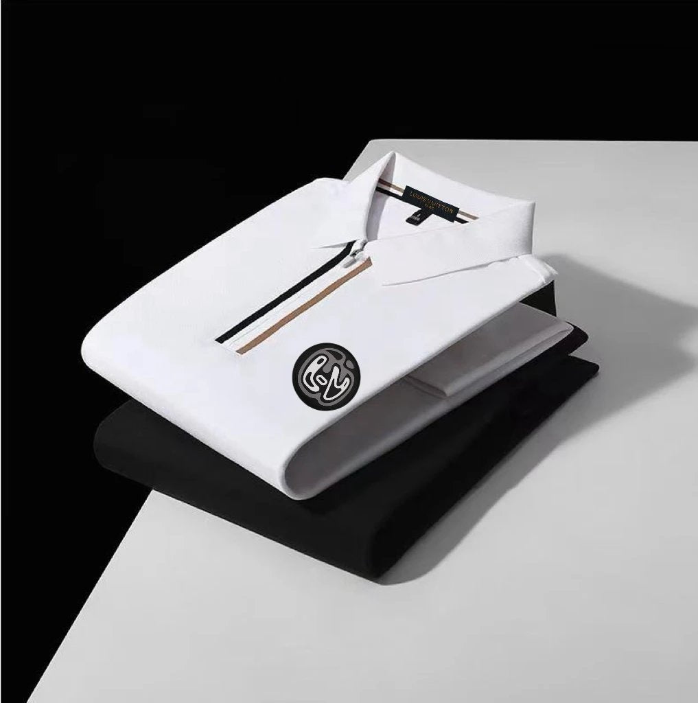 Louis Vuitton LV T-shirt Chest Brand Pattern Print logoPOLO Shirt Lapel Short Sleeve25ss New Unisex Summer Short Sleeve OS Loose T Business Half Sleeve Shirt Plus Size T-Shirt