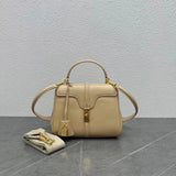 Celine women's bag Top version 【Original Factory】Celebrity Style New Arrivals STRAP“16”Handbag Handbag Matching2Shoulder Strap Handbag Portable Handbag Crossbody Shoulder Bag Wide Shoulder Strap Soft16No. Handbag Small Size23cm188003Medium32cm187373