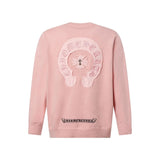 Chrome Hearts Sweater Large logo Appliqué Embroidered Round Neck Long Sleeve Sweater Slim Fit Versatile Pullover Knitwear Warm Thickened Base Shirt Unisex Inner Layer24ss Autumn and Winter New Products