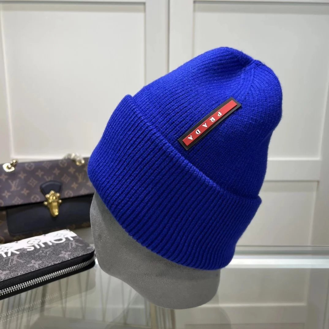 PRADA Hat Fashion Trend Woolen Cap