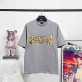 Balenciaga T-shirt Chest Crack Lettering logo round Neck Short Sleeve25ss New pure cotton T Unisex T-Shirt OS Loose Fit Base Shirt Top T-Shirt Short Sleeve