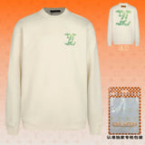 Louis Vuitton LV Hoodie Clouds logo Runway Style Crewneck Sweatshirt Long Sleeve Base Shirt Jacket Top Fashion Unisex Sports Casual OS Loose Fit Versatile New Autumn Winter Collection