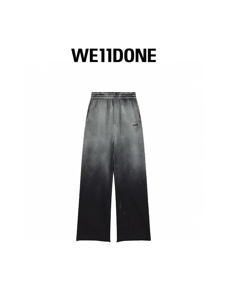 We11done Sweatpants Top Version24Early Autumn New Men's and Women's Same Loose Gradient Trousers