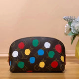 Louis Vuitton LV Wallets/Clutches Top version 【Original Genuine Goods Leather】Grass Room MIUSOU Cooperation Polka Dot Wallet Passport Case Zipper Wallet Short Wallet Wallet Cosmetic Bag Men and Women Same Wallet Wallet Polka Dot Mahjong Bag Pillow Bag Sho