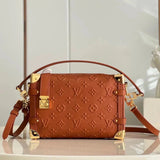 Louis Vuitton LV Women's Bag Top version Silk Screen2023Early Spring Series Handbag Full Cowhide