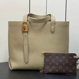 Louis Vuitton LV Women's Bag Top version 【Lowkeycabas Handbag】M25341Black M25342Brown M25343Building Malachite Green2024Latest Autumn and Winter New，LowKeyCabas Medium Handbag Women's Tote Large Shopping Bag Commuter Bag