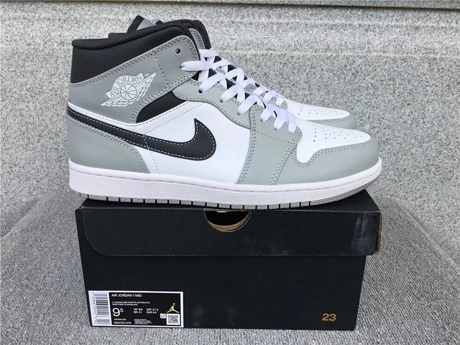 Air Jordan 1 Mid shoes New All-Match Trendy Men's Casual Sports Shoes