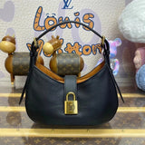 Louis Vuitton LV Women's Bag Top version 【Super Original Leather】M24611M24885M24990Lowkeyshoulderbag Handbag24Spring and Summer New hobo Underarm Bag Lock Head Shoulder Bag