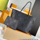 Louis Vuitton LV Women's Bag Top version MB Duty Free Premium Original Leather New Cowhide NEVERFULL Son Mother Tote Shopping Bag Shoulder Bag Handbag Presbyopic Mother and Child Bag M46649M21579M58907