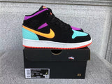 Air Jordan 1 Mid shoes New All-Match Trendy Men's Casual Sports Shoes