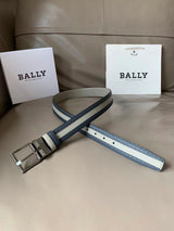 Bally Belt Top version （Imported First Layer Cowhide）Original Single Belt Counter New Men's Double-Sided Casual Business Belt Wide3.5cm Double-Sided Head Layer Cowhide Belt First Layer Cow Leather Belt Men and Women Business Casual Belt Belt Men's Leather