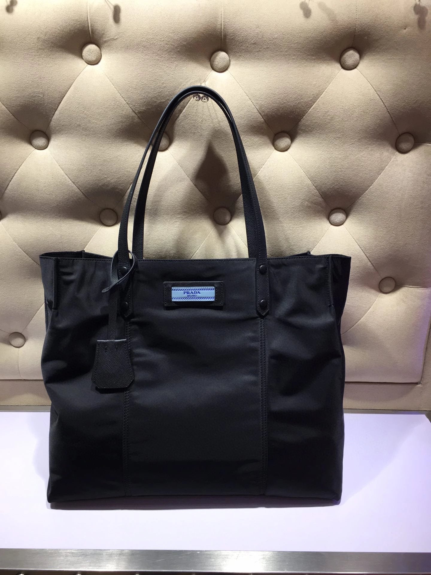 PRADA Bag Top version Version New Recycled Nylon Bag Fabric Shopping Bag Mummy Bag Tote Bag Travel Bag Shoulder Bag Women's Bag Women's Bag1BG184