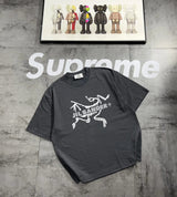 Arc'teryx T-shirt Chest Brand Print logo round Neck Short Sleeve25ss New pure cotton T Unisex T-Shirt OS Loose Fit Base Shirt Top Half Sleeve T-Shirt