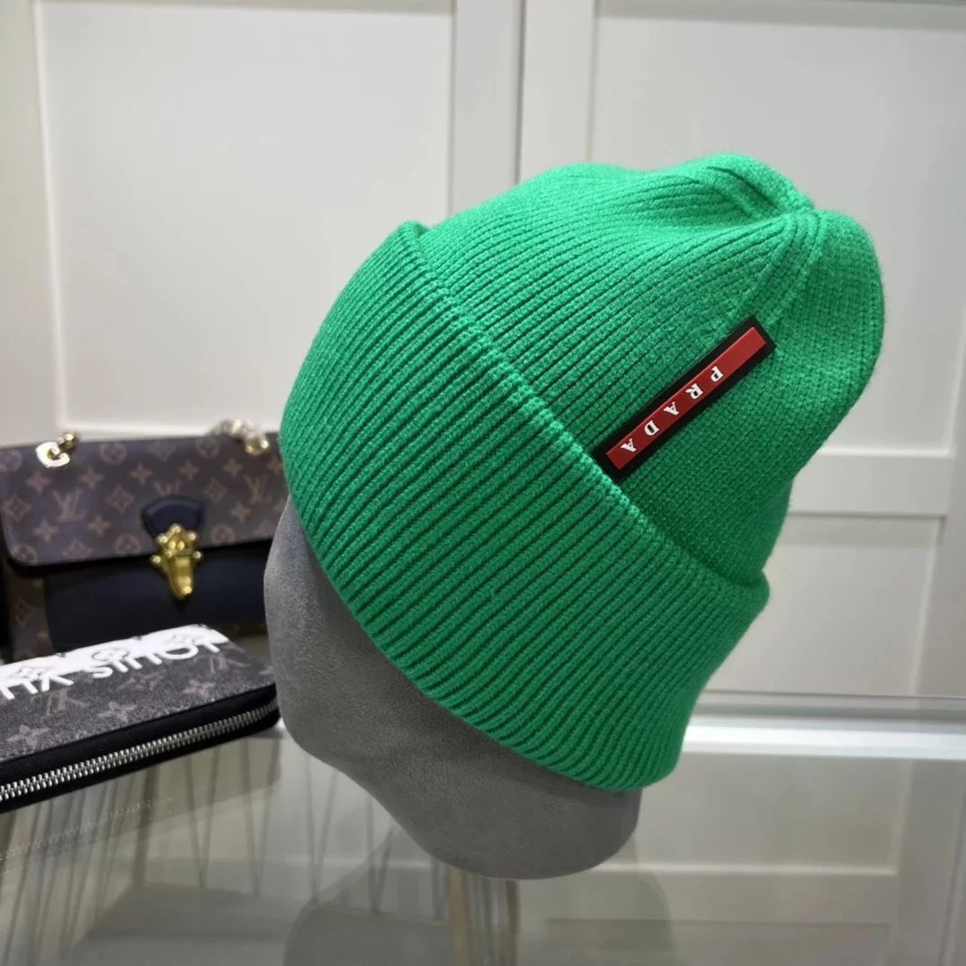 PRADA Hat Fashion Trend Woolen Cap