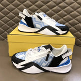 FENDI Shoes 2024New Sports Shoes Men's Color Matching Twill Letters Dad Shoes All-Match Lace-up Casual Shoes Men