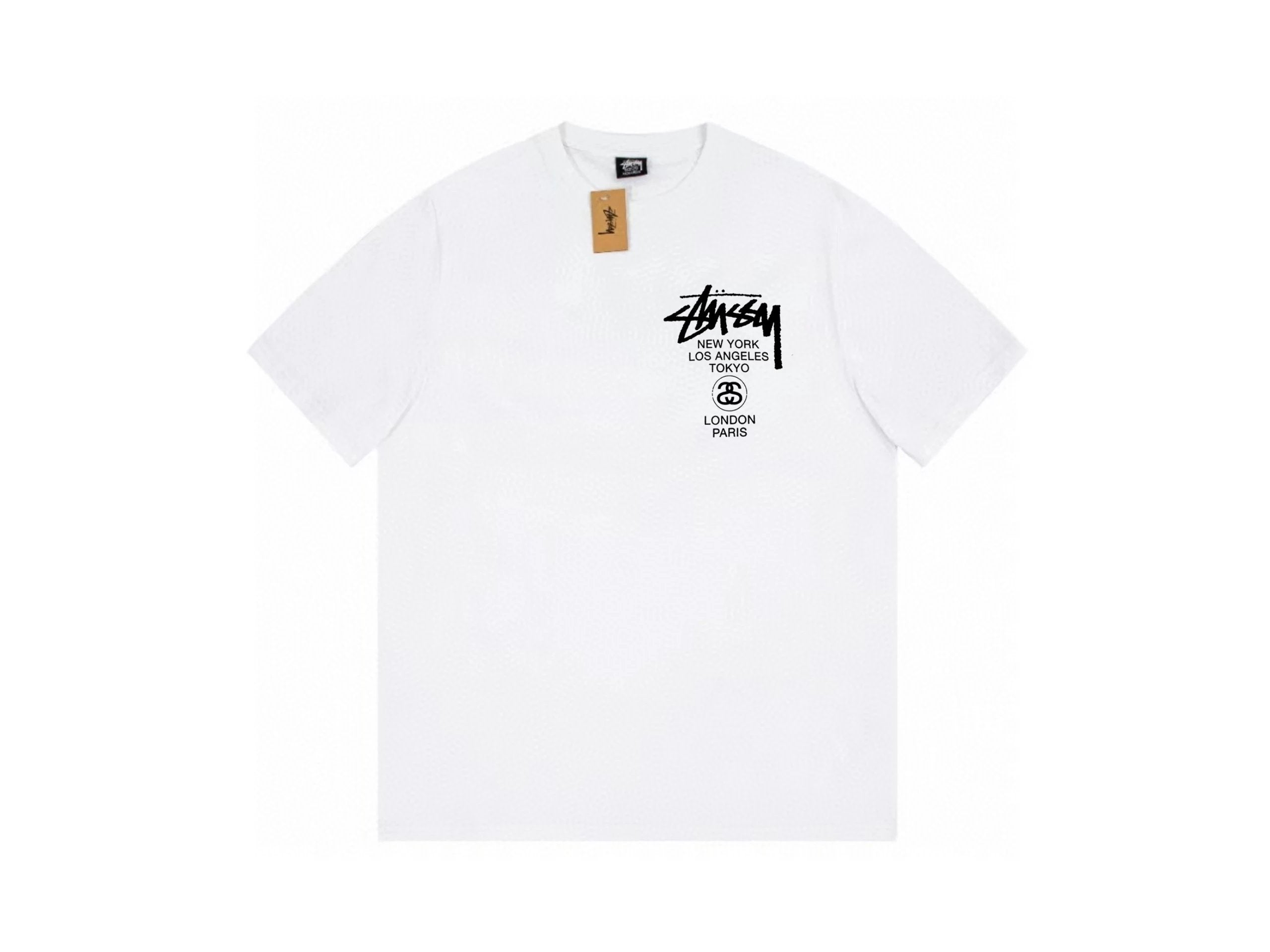 Stussy T-shirt Top Version European and American Fashion Brand Short Sleeve T T-shirt Classic Printed Loose Version Men and Women Couple Casual Half Sleeve