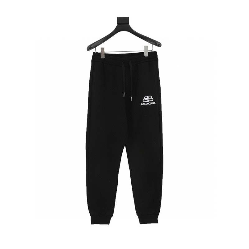 Balenciaga Sweatpants Embroidered Lock Pocket Trousers for Men and Women