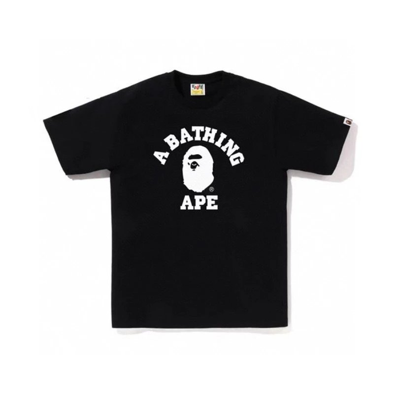 Bape T-shirt Top Version Shark Counter Same Style Pure Cotton Summer Men's and Women's Same Fashion Loose All-Matching2024New Short Sleeve T T-shirt