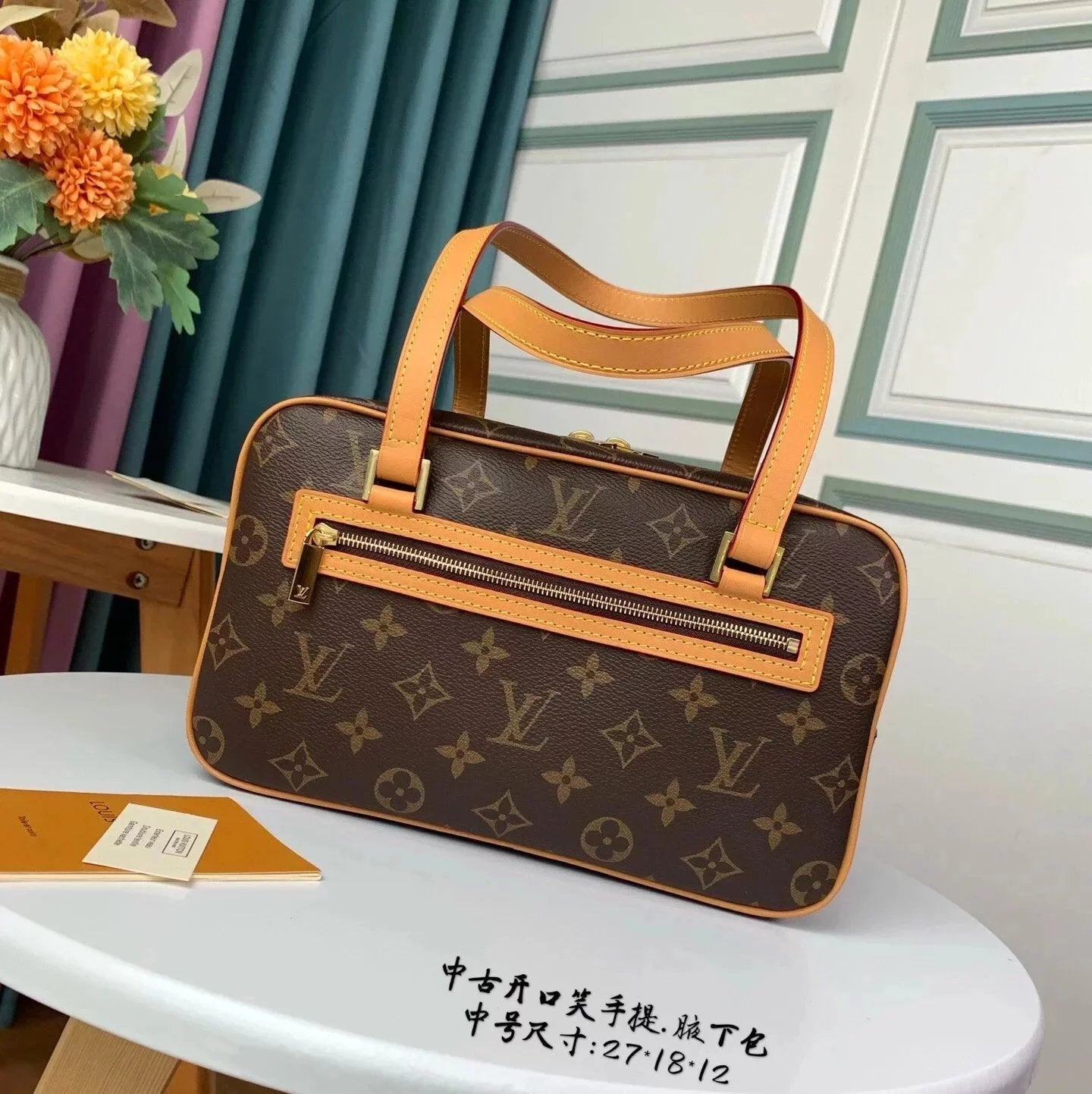 Louis Vuitton LV Women's Bag Top version Women's Classic Mid-Ancient Jack Purcell Box Bag Medium Portable Shoulder Underarm Bag Smiling Face Bag Camera Bag M51182M51183M51181