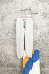 Celine Sweatpants Webbing Letters log Drawstring Jogger Sweatpants for Men and Women, Autumn and Winter Loose Fit, High Waist, Solid Color, Plus Size, Casual Pants