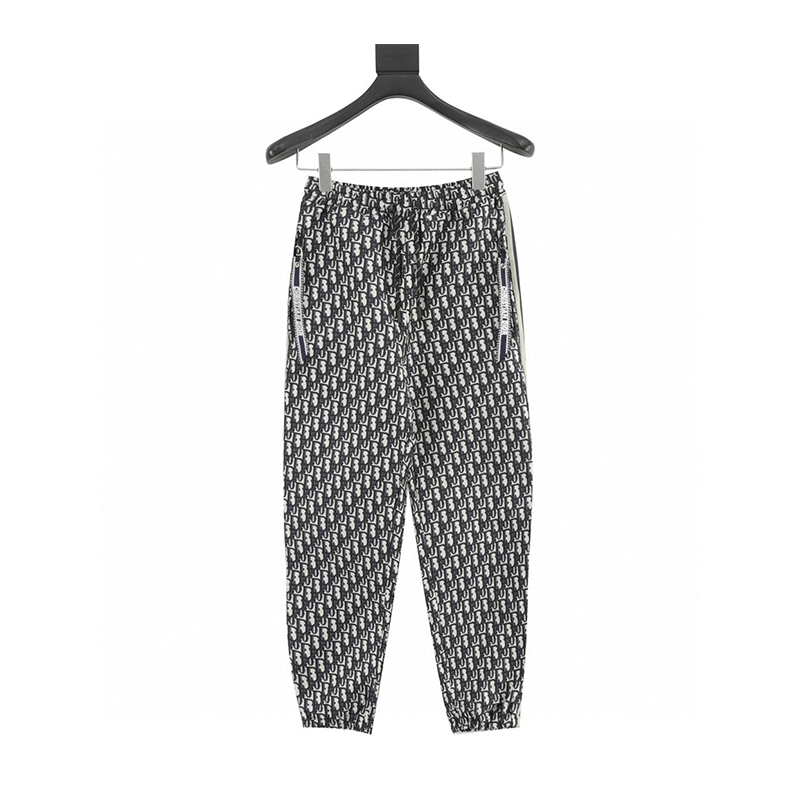 Dior Sweatpants Full Printed Presbyopic Trousers for Men and Women