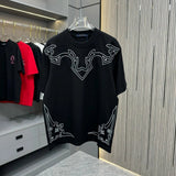 Louis Vuitton LV T-shirt Embroidered Iconic logo round Neck Short Sleeve25ss New Pure Cotton Unisex Style T T-shirt OS Loose Fit Base Shirt Top Half Sleeve T-Shirt