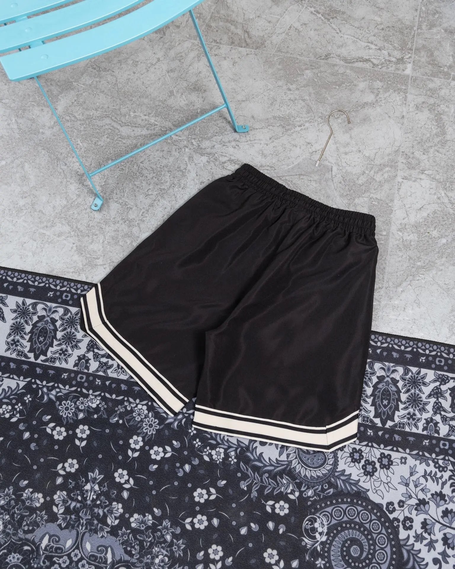 Balenciaga Shorts Front Tape Letter Embroidery logo Five-point Shorts25ss New Drawstring Casual Summer Pants American Style5Two-in-One Casual Sweatpants for Men and Women, Pure Cotton Joggers