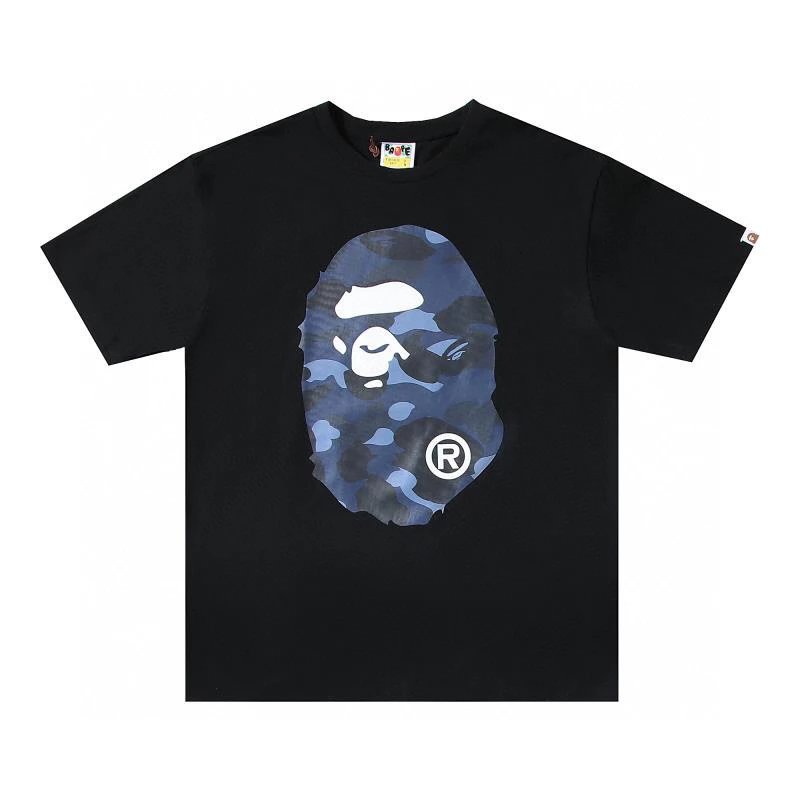 Bape T-shirt Top Version Men's Spring/Summer Tie-Dyed Printed Short Sleeve T T-shirt110036I