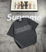 Balenciaga T-shirt Vintage Letter Print on Chest logo round Neck Short Sleeve25ss New Pure Cotton Unisex Style T T-shirt OS Loose Fit Base Shirt Top Half Sleeve T-Shirt