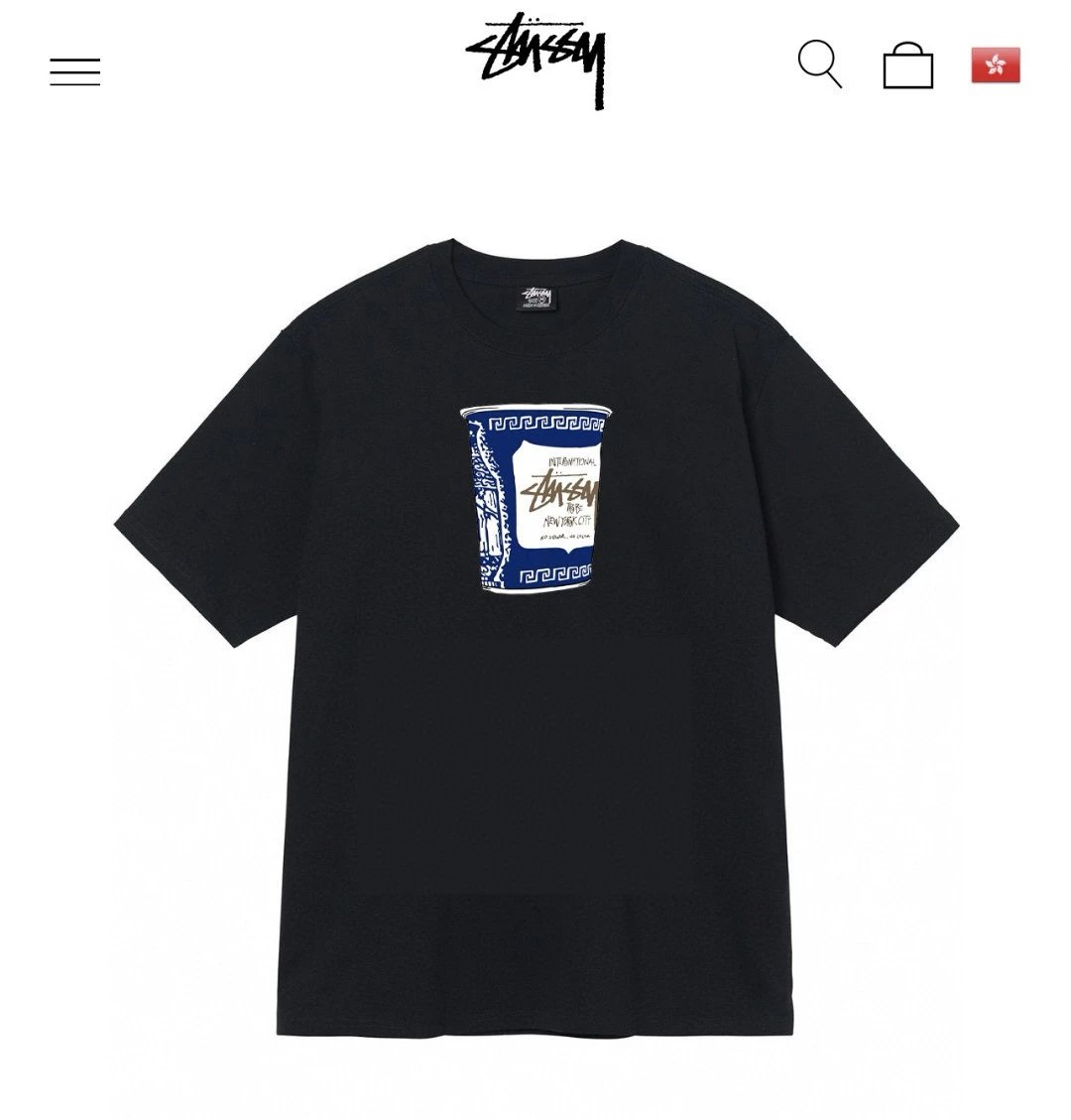 Stussy T-shirt Top Version Counter Same Style Pure Cotton Summer Men's and Women's Same Fashion Loose All-Matching2024New Short Sleeve T T-shirt