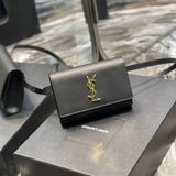 YSL Women's Bag Top version 【Original Leather Quality】2022Latest Counter Kate Caviar Cowhide Crocodile Pattern Cattle Leather Waist Bag Backpack Crossbody Bag Waist Bag Clutch Multifunctional Small Bag with Card Slot Card Holder Wallet