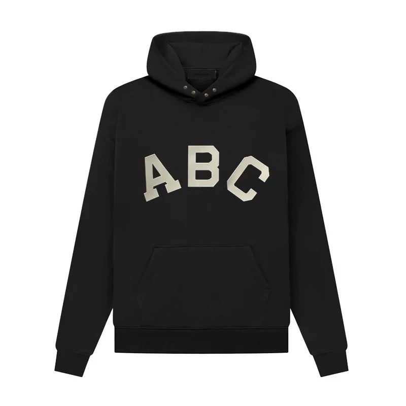 ESSENTIALS Hoodie Top Version Season 7 Main Line Flocking Letter Printed Hoodie Hoodie