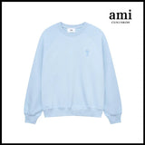 Ami Hoodie Ami Hoodie Couple Suit Classic Love Cotton Loose round Neck Raglan Hooded Sweater Leisure Tappered Trousers-CY