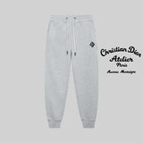 Dior Sweatpants Slim Fit Line Logo Logo Jogger Sweatpants Unisex Winter New Long Pants