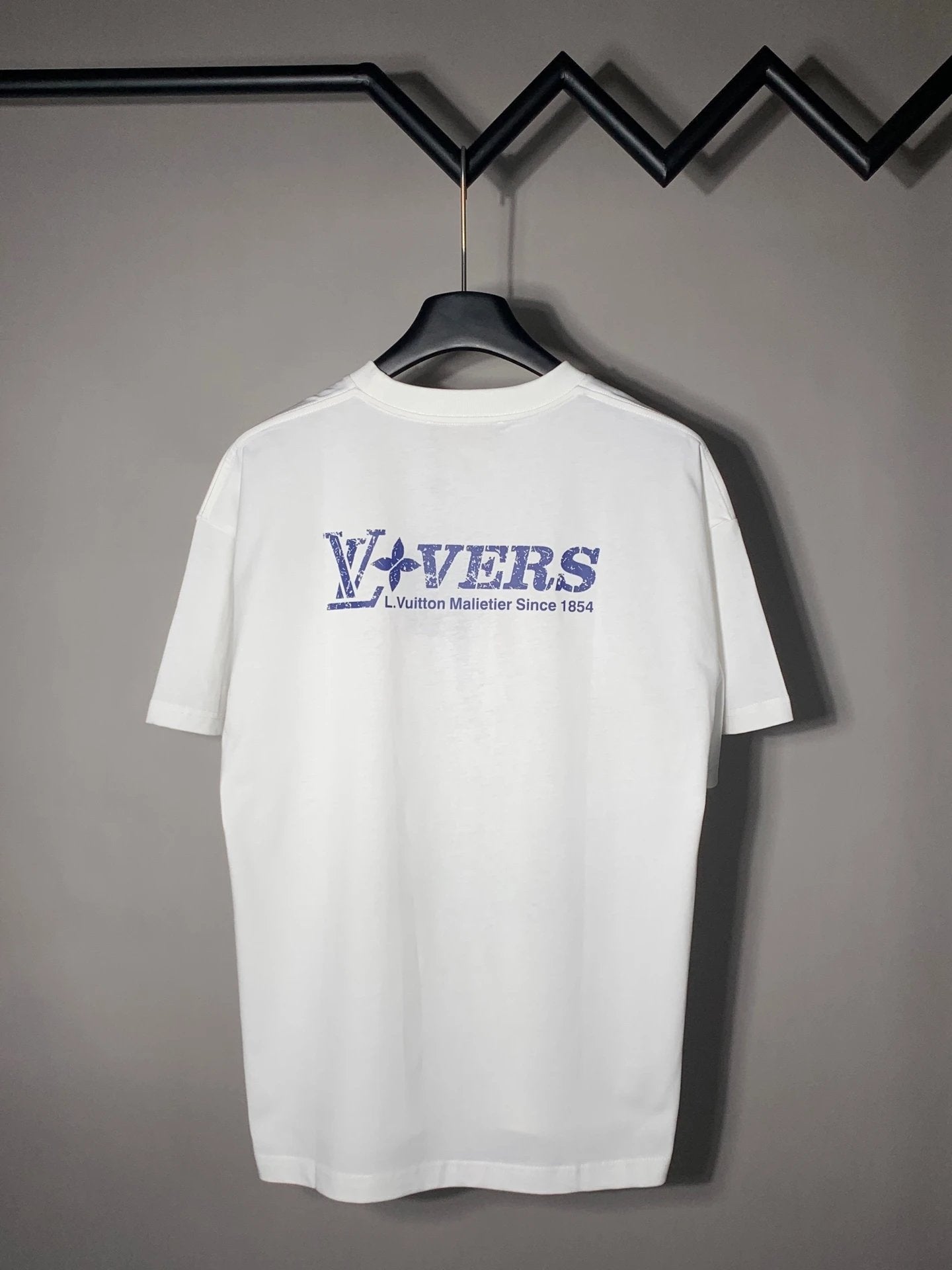 Louis Vuitton LV T-shirt 25ss New pure cotton T Unisex T-Shirt OS Loose Fit Base Shirt Top Half Sleeve T-Shirt