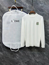 LOEWE Sweater Classic Logo Logo Half Turtleneck Sweater Unisex Inner and Outer Wear