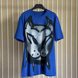 Givenchy T-shirt Top Version Counter Same Collection2Short Sleeve T T-shirt Summer Fashion Men's and Women's Same Mercerized Cotton Printing