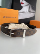 Louis Vuitton LV Belt Top version 【Counter Quality】The Most New Belt4.0cm Men's Belt Pin Buckle Men's Leather Belt with Classic Presbyopic Checkered Belt with Genuine Goods Packaging No Problem in and out of the Counter Versatile Casual Fashion Formal Wea