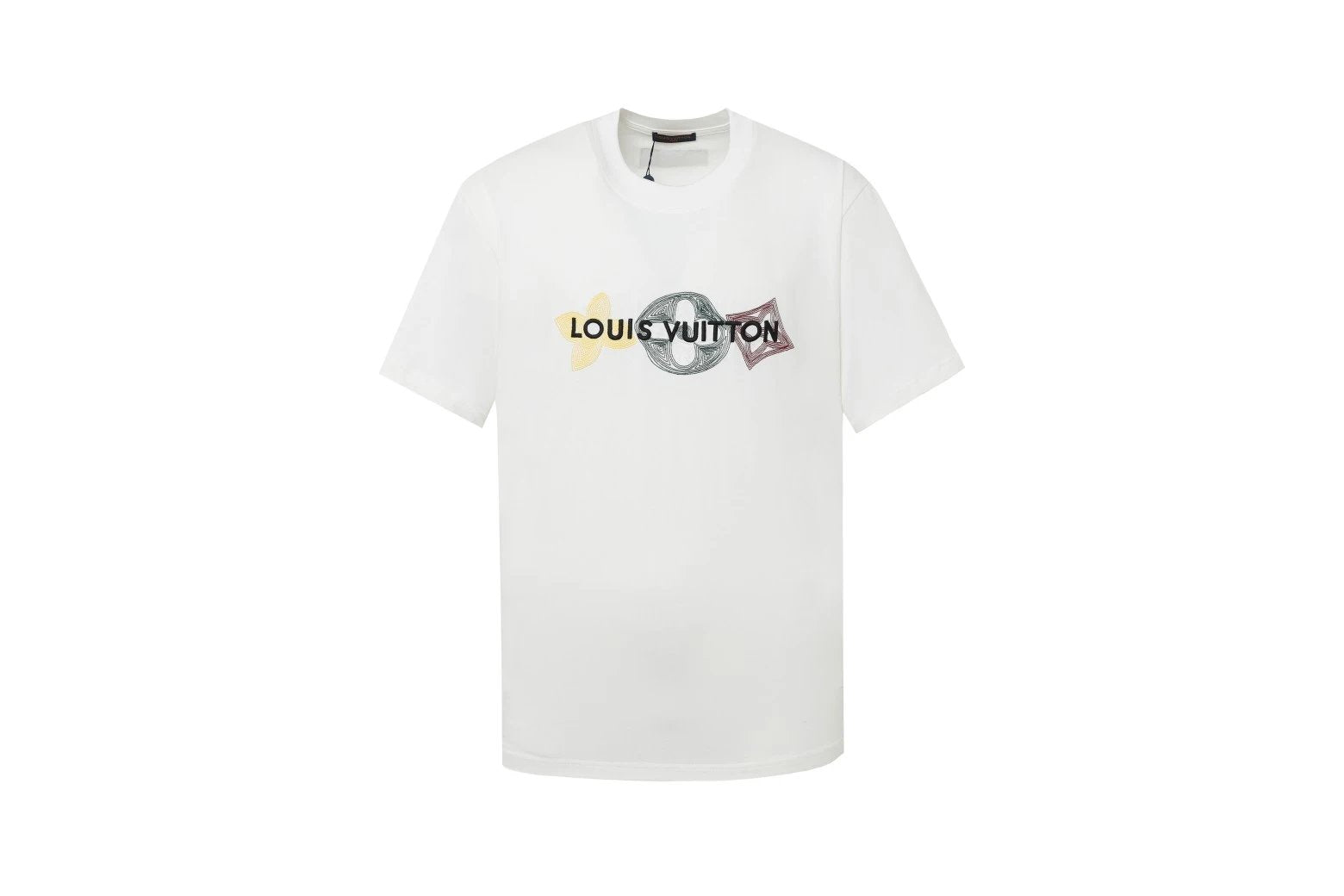 Louis Vuitton LV T-shirt Various Tools for Embroidery logo Round neck short-sleeve pure cotton T Unisex T-Shirt OS Loose Fit Base Shirt Summer New Casual Simple T-Shirt