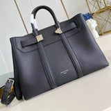 Louis Vuitton LV Men's Bag Top version 【Only Pair Fabric】Duobao Leather Original Leather Synchronous Packaging GeorgesTote Handbag Classic S-lock Lock Grain Cowhide M25153Portable Tote Bag Men's Briefcase Briefcase Shoulder Bag Handbag Adjustable Shoulder