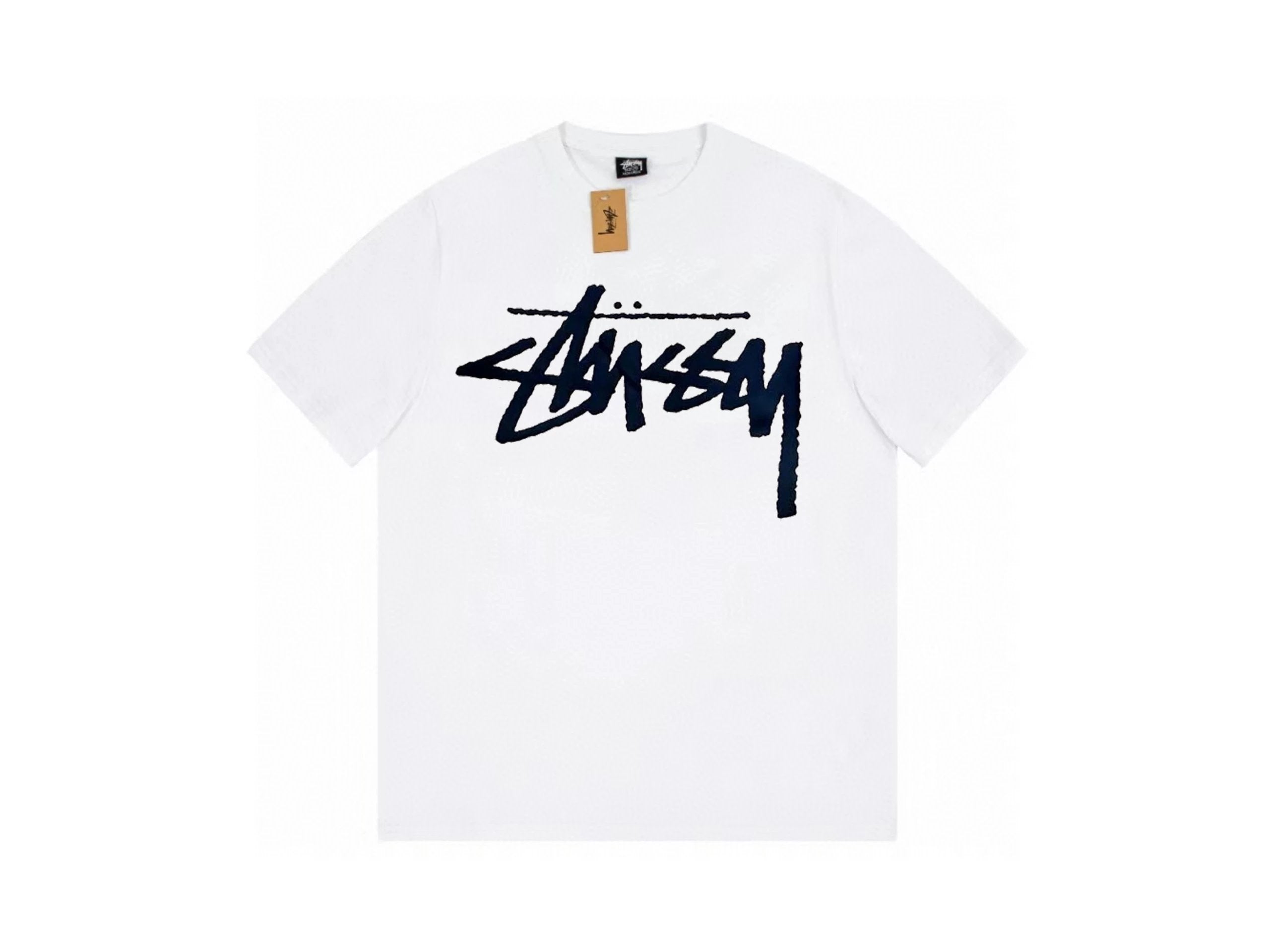 Stussy T-shirt Top Version Maychao2023Joint Fashion Brand Printing Loose Men's and Women's Same High Street Short Sleeve T T-shirt