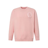 Chrome Hearts Sweater Front Patch Embroidery Back Large logo Appliqué Embroidered Round Neck Long Sleeve Sweater Thickened Lazy Style OS Loose Fit Unisex Top Jacket Versatile Casual Wearable Inside and Outside