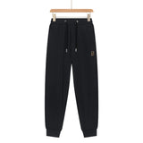 Burberry Sweatpants Plaid Front B Letter Patch Embroidery logo Cuffed Sweatpants25ss Spring Summer New Sports Pants Autumn Unisex Pure Cotton Long Pants Drawstring Loose Plus Size Casual Pants
